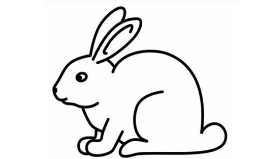 12生肖简笔画兔图片